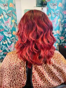 red hair dye